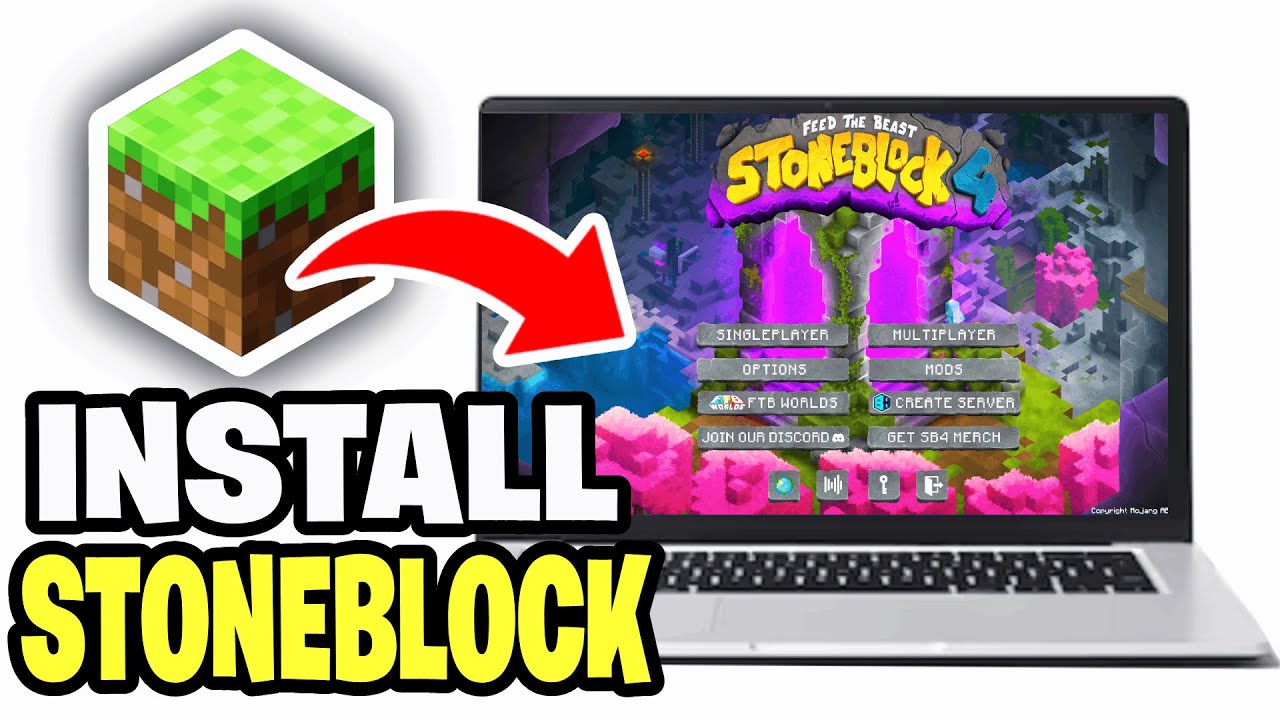 Как скачать FTB StoneBlock 4 для Minecraft! &mdash; Обучающее видео
