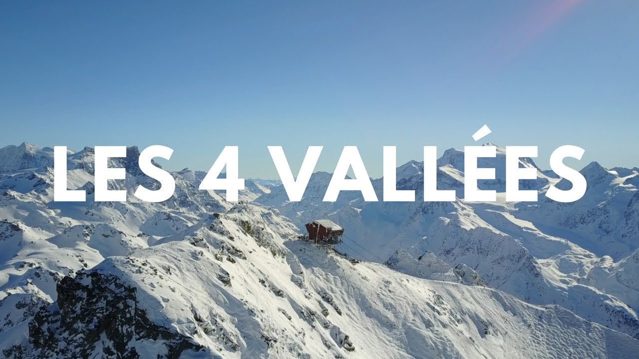 [4K] Drone Footage / La plus grande station de ski de Suisse