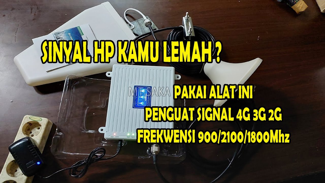 PENGUAT SIGNAL GSM REPEATER TRIBAND 4G 3G 2G SIGNAL BOOSTER