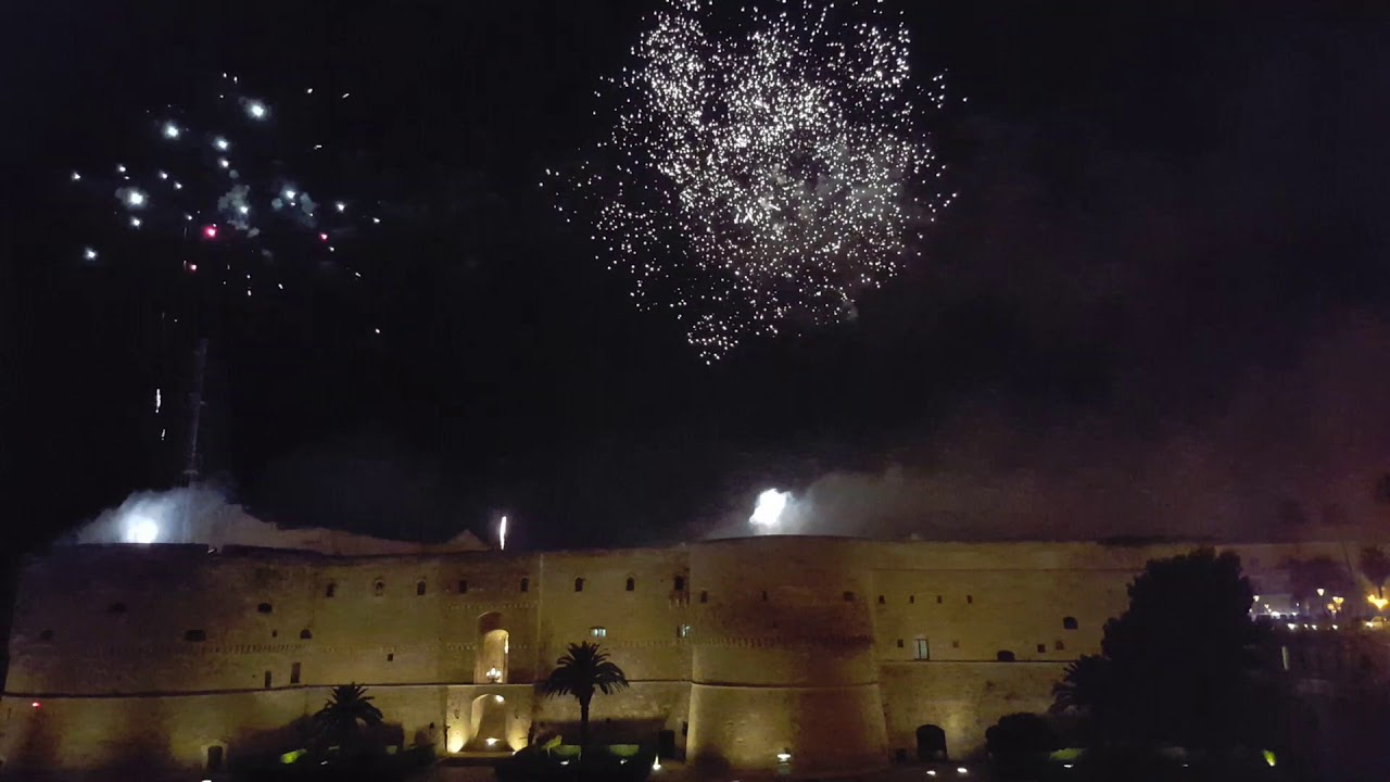 Madonna del Carmine Taranto, pirotecnica Bruscella Italian Fireworks Group di Modugno 16/07/2018