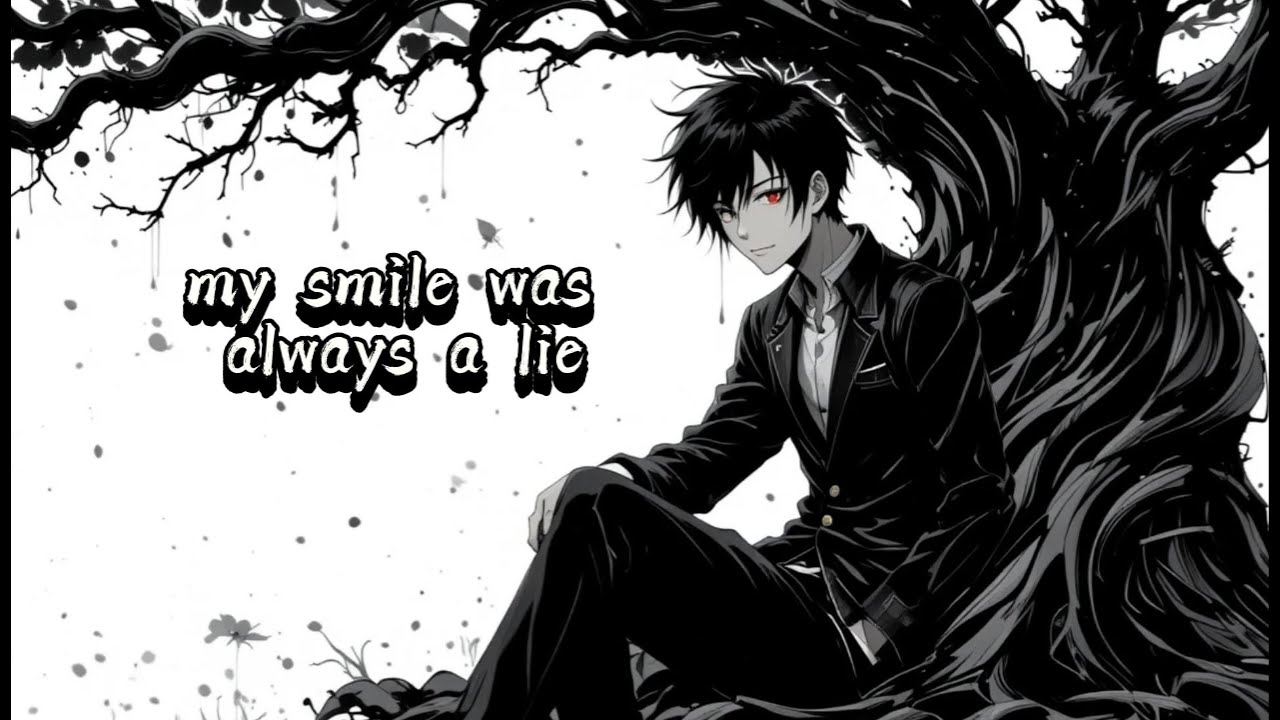 Nightcore -   My Smile Was Always a Lie  (Official Lyric Video)