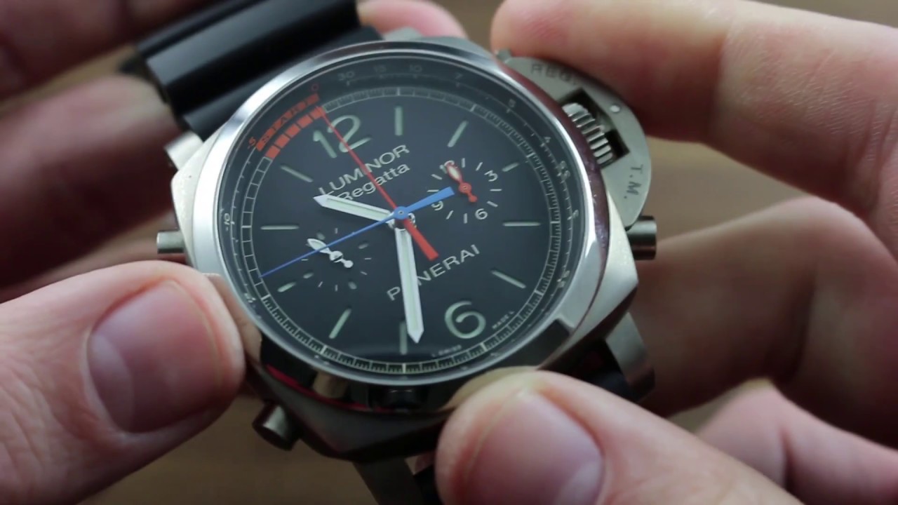 Panerai Luminor 1950 Regatta 3 Days Chrono Flyback Automatic Titanio PAM 526 Функции и уход