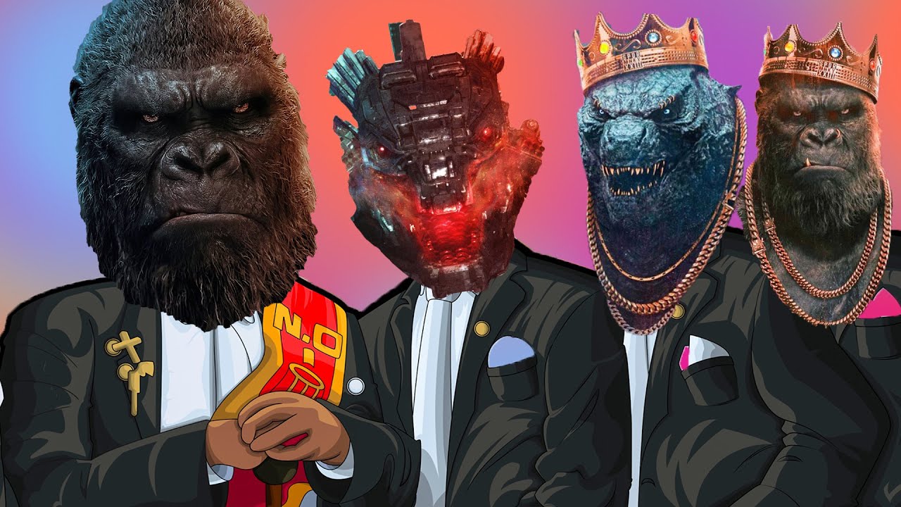Godzilla & Kong vs MechaGodzilla - Meme Coffin Dance COVER Astronomia