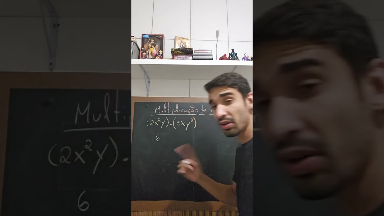 Multiplica&ccedil;&atilde;o de mon&ocirc;mios. #matematica #matematicaenem #enem #matematicaparaoenem