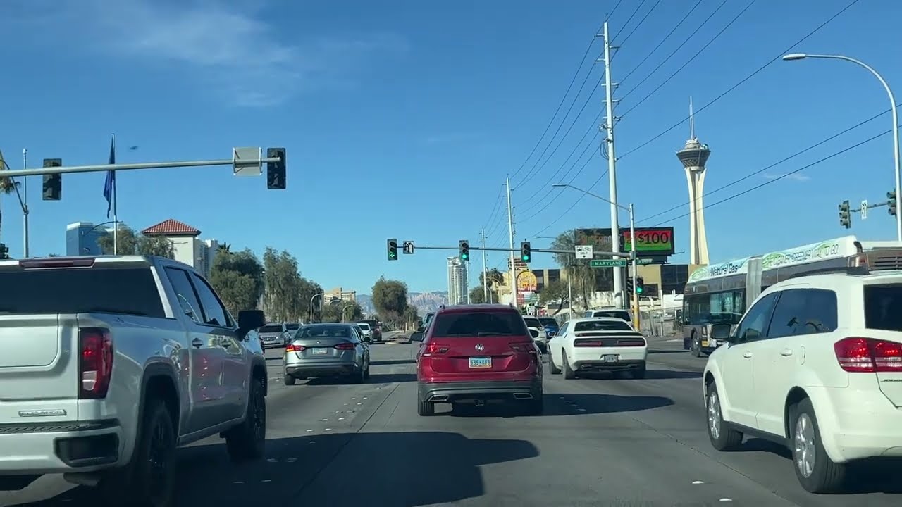 Exploring Las Vegas, NV: Sahara Avenue Driving Tour, 4K–2024