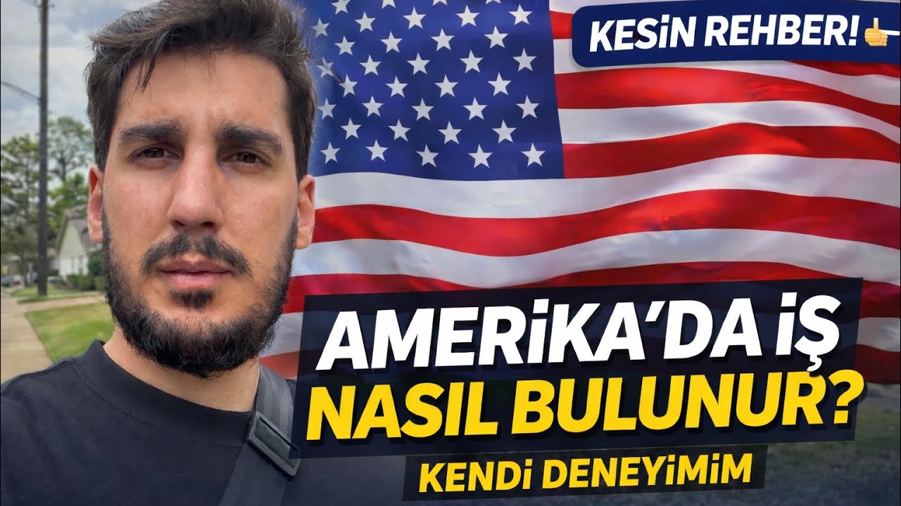 Amerika’da İş Bulma Rehberi 🇺🇸 | İlk İşimi Nasıl Buldum? (Gerçek Deneyim)