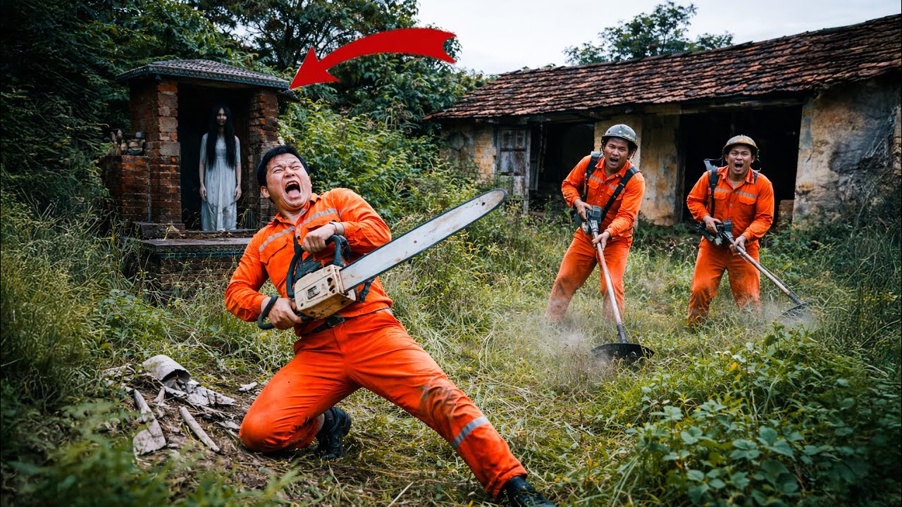 Abandoned House Restoration Turns Scary — A Mysterious Figure Watches Silently