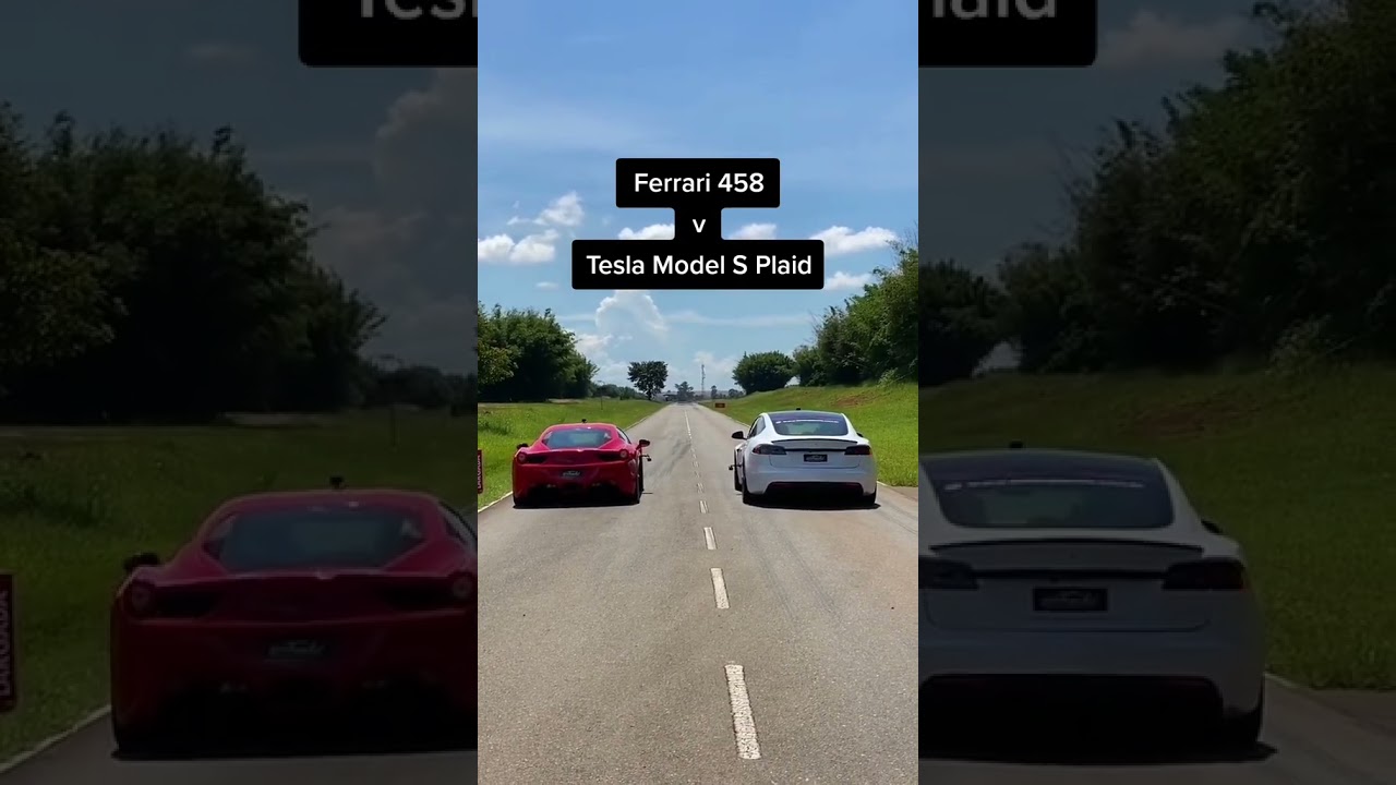 Ferrari vs Tesla Model S Plaid