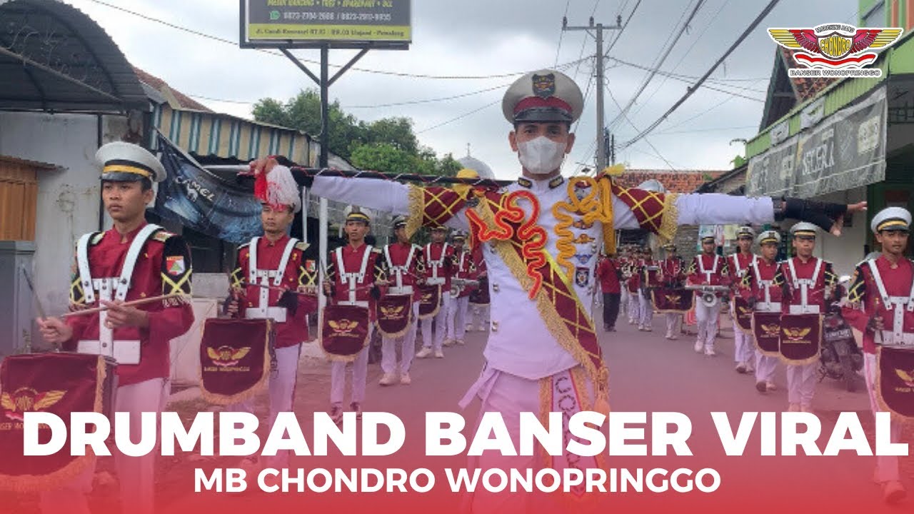 DRUMBAND BANSER VIRAL MB CHONDRO WONOPRINGGO || PART 1 PERFORM DI DESA ROWOSARI ULUJAMI