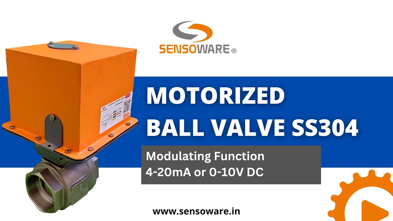 Modulating Control Valve | Motorized using 4-20mA or 0-10V DC Analog Signals