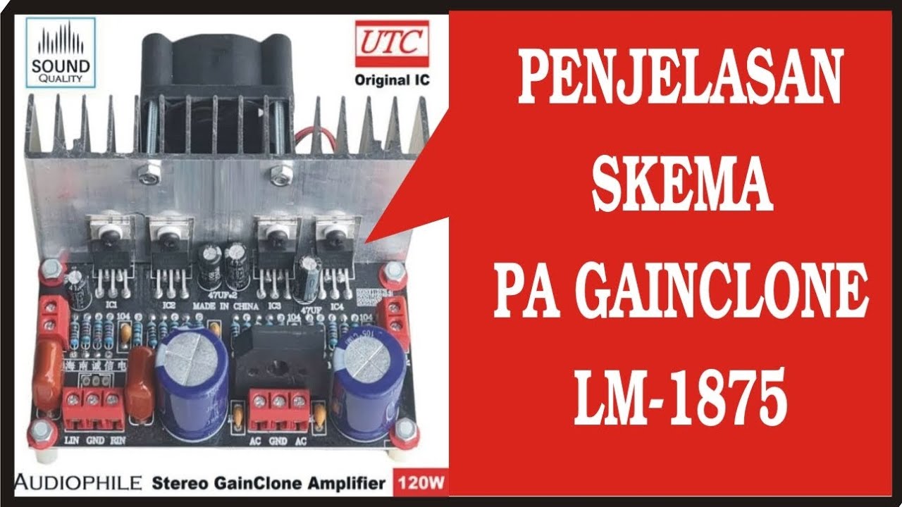 GAINCLONE LM1875 , Cara Modif dan Settingnya .