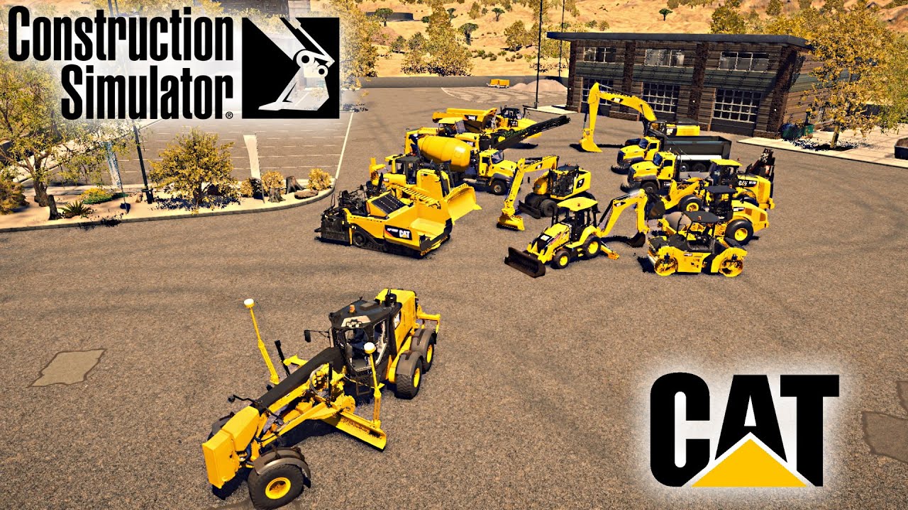 Construction Simulator 2022  🚧 Caterpillar 🚧 Machine Closer Look #3