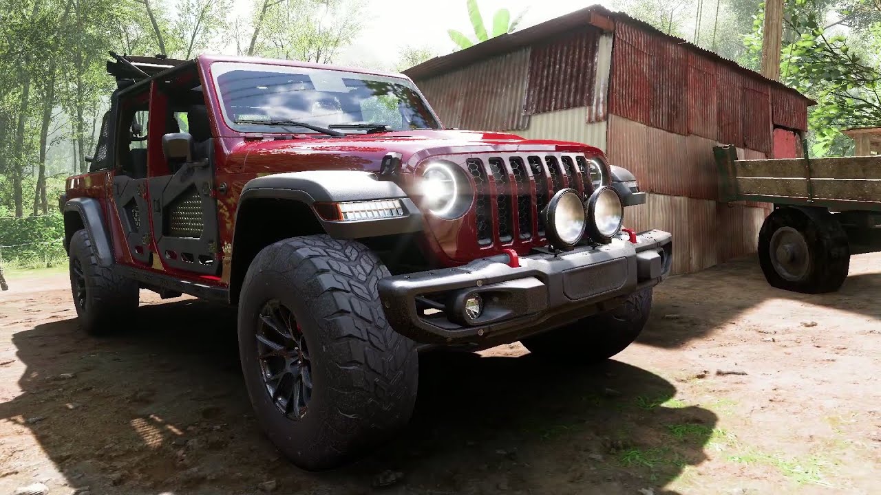 Jeep Rubicon Offroad | Forza Horizon 5 | Steering Wheel Gameplay