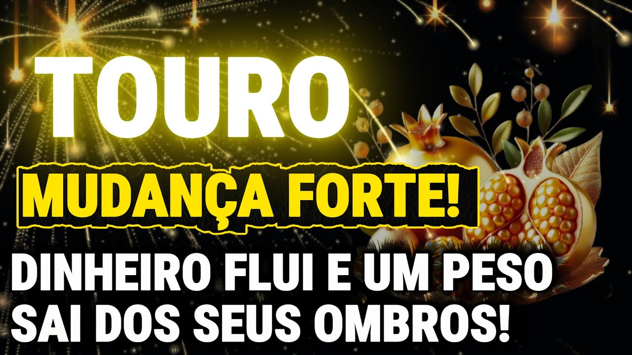 Touro💲✨ CHEGA de REPENTE!! Dinheiro avança, recompensa chega e começa a colheita financeira🍀✨🔥🙏