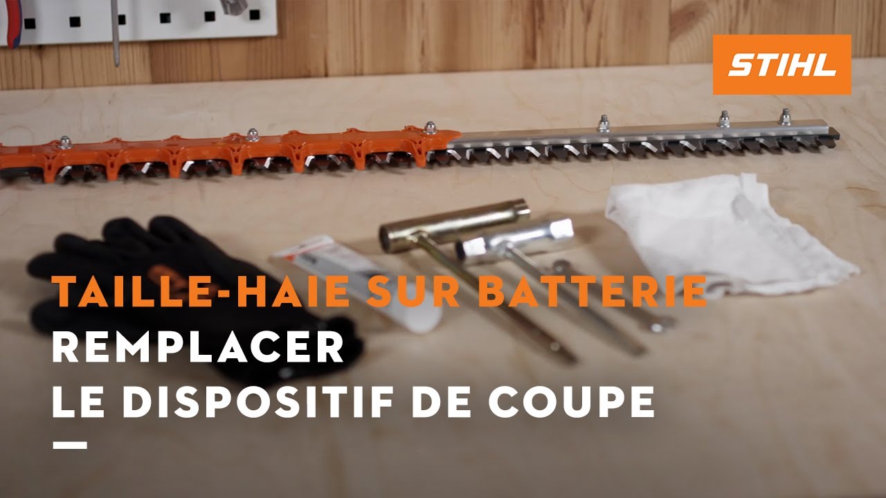 Remplacer le dispositif de coupe - Taille-haies sur batterie STIHL