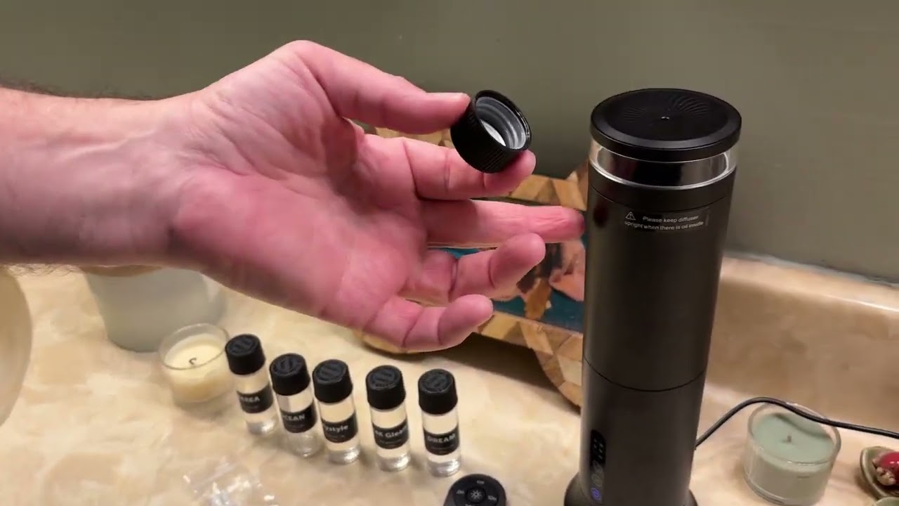 Watch how easy it is to operate this waterless scent diffuser