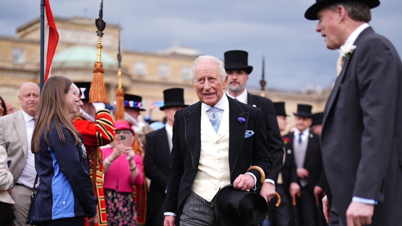 King Charles hosts the first garden party of 2026, joined by his family members