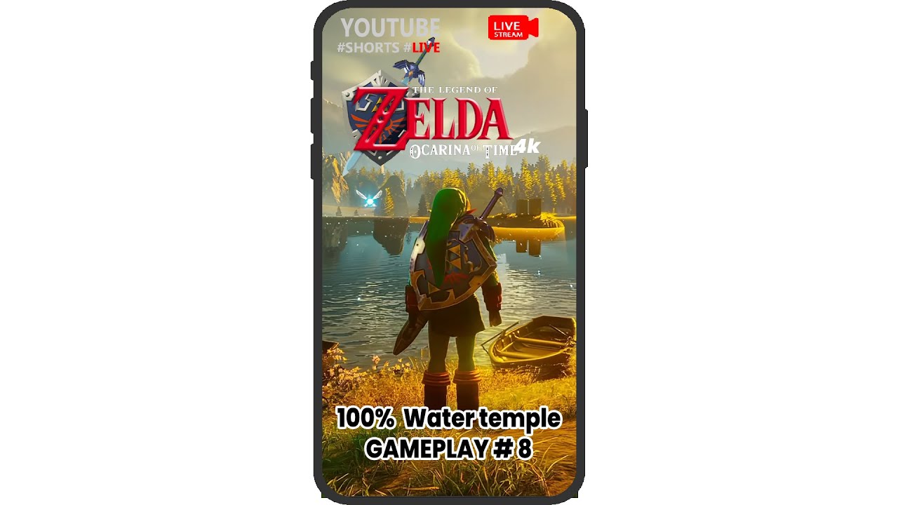 zelda oot Water Temple Gameplay part 8 #live #shorts #zeldaoot #viralvideos