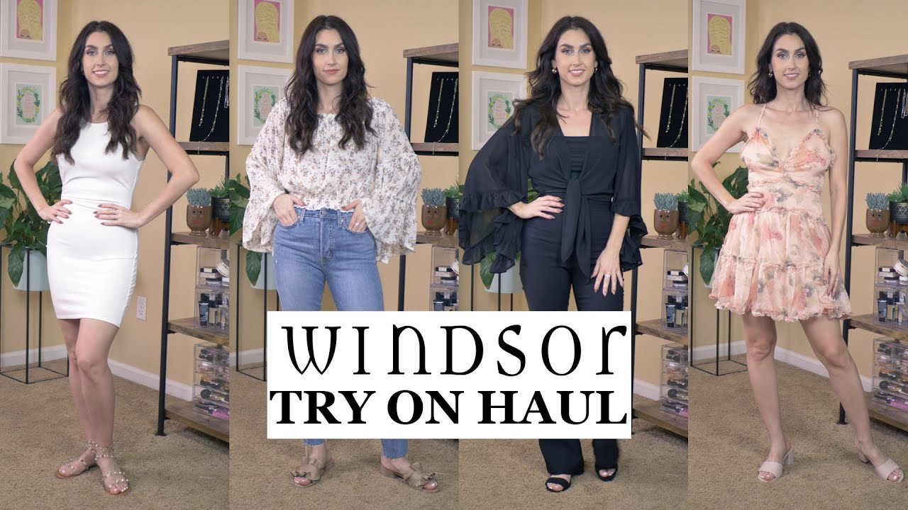 WINDSOR TRY-ON HAUL! // Spring dresses & tops // AFFORDABLE FASHION from WINDSORSTORE!