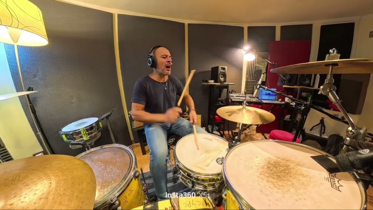 @LennyKravitz  Again, drum cover, Fabio Malfi