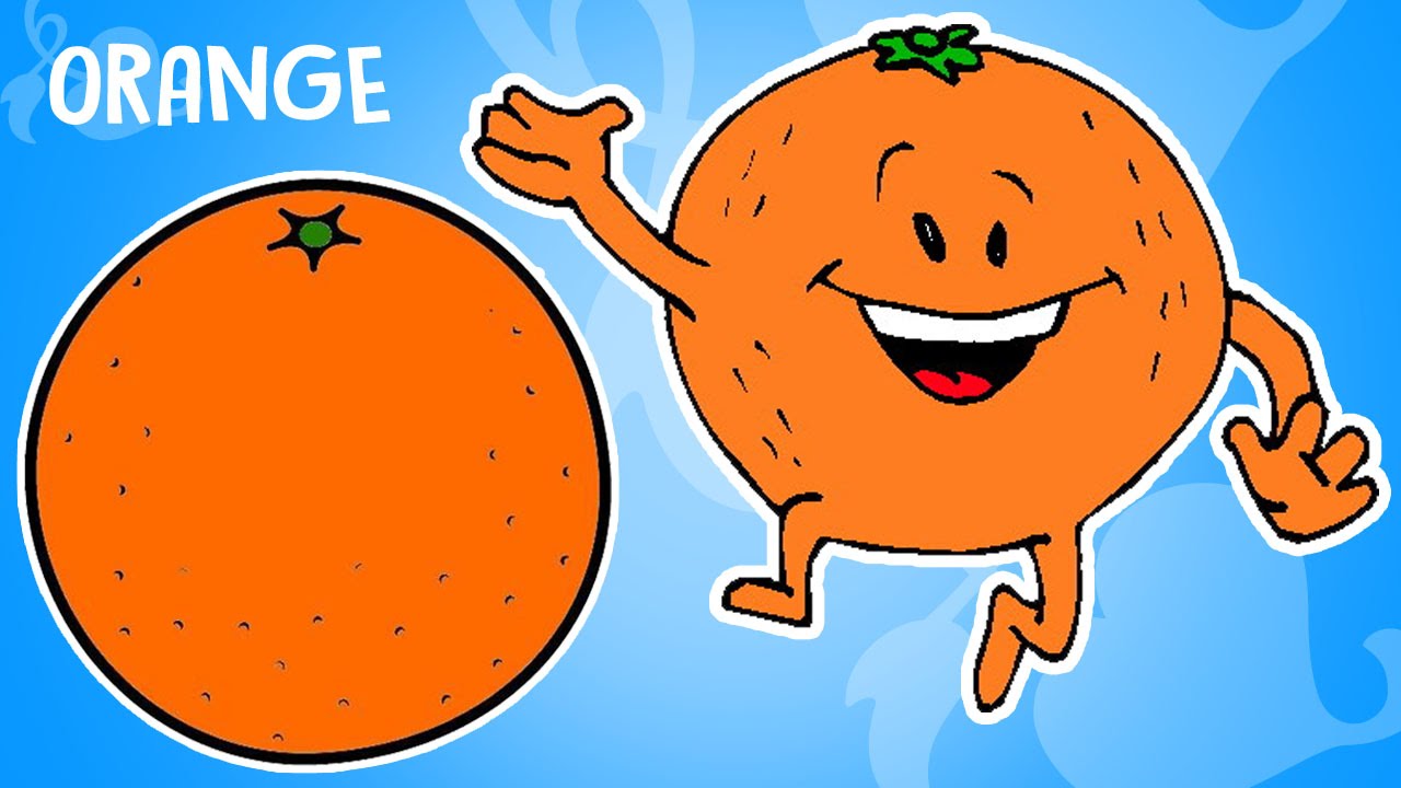 Orange Fruit Songs |  English Fruit Rhymes Cartoon For Kids | Juniors Tv