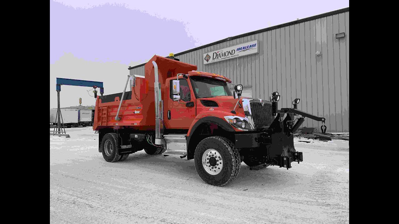 2023 International HV507 4x4 Snowplow