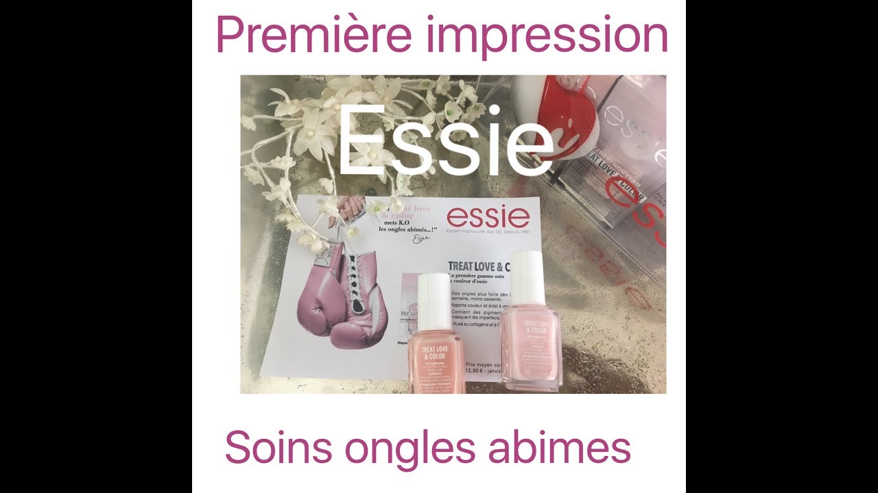 J'ai test&eacute; le treat love and color de Essie  video sponsoris&eacute;e, concours