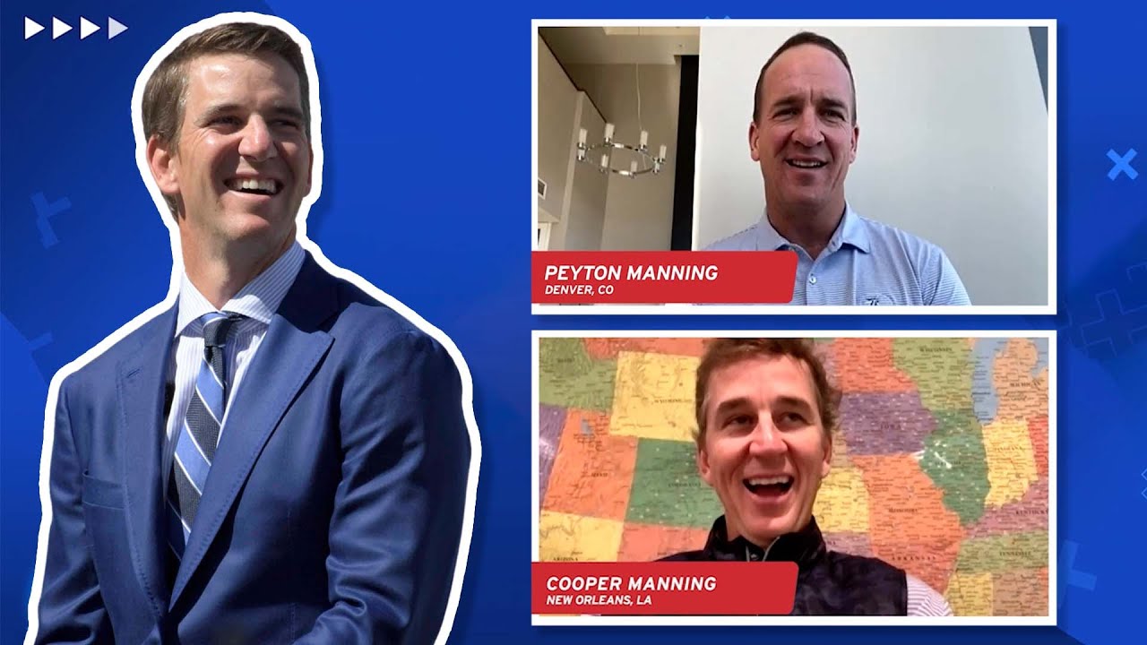 Peyton & Cooper Roast Eli Manning on His New Show, 