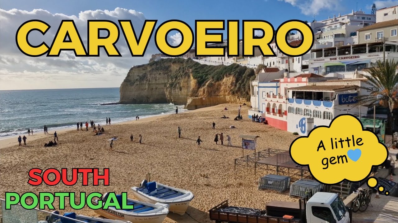 Carvoeiro, Portugal: Beautiful End of the Year Street Walk (December 2025)
