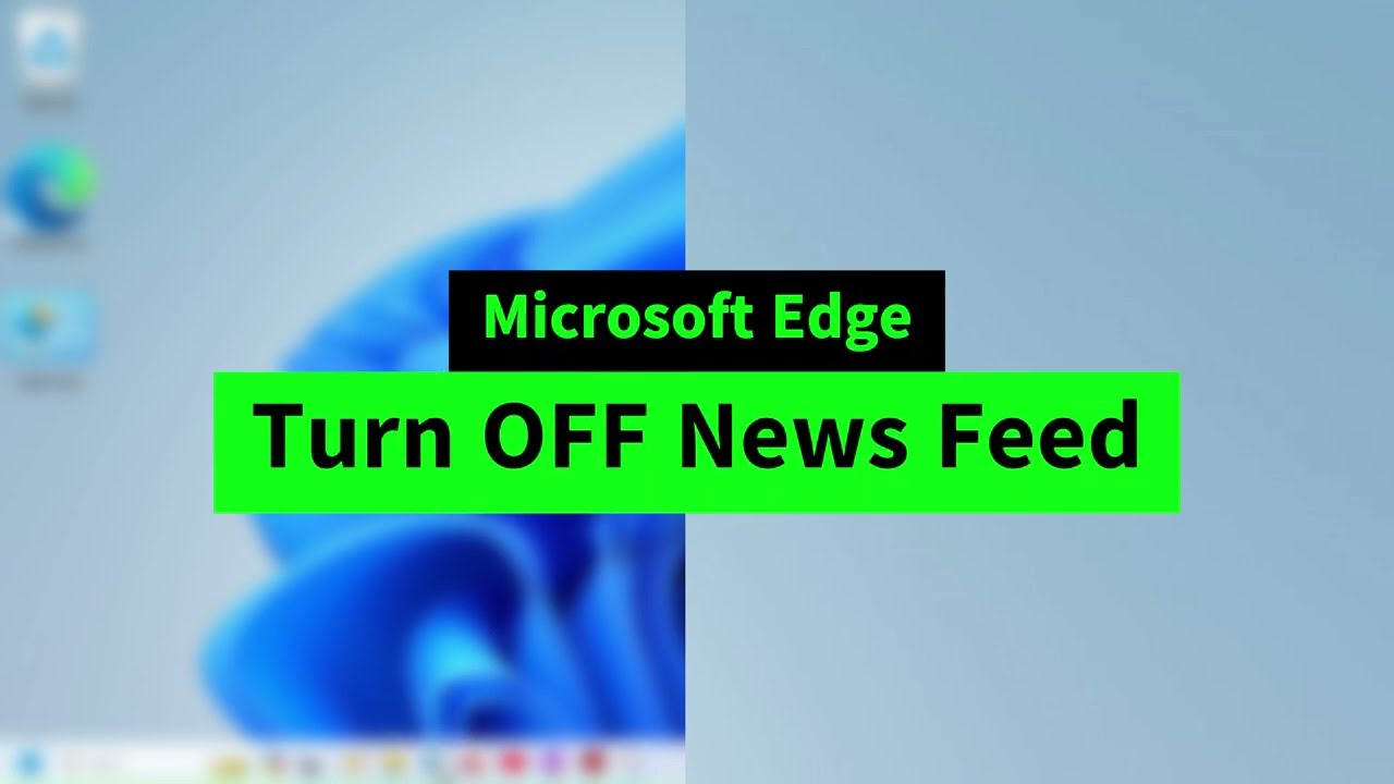 Turn off News Feed on Microsoft Edge Home Page and New Tabs Easily Without Extensions/Add-ons