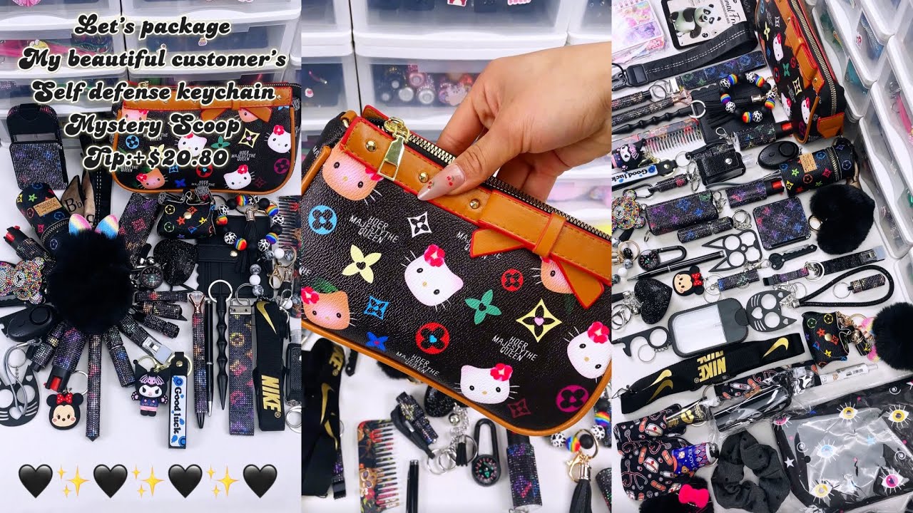 Black LV #selfdefenseplug #keyaccessory #linkinbio #keychain #asmr #mysteryscoop #smallbusiness 