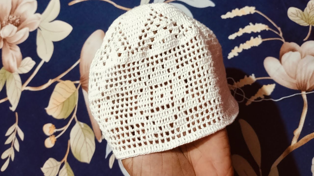 কুশি কাটার নামাজের টুপি#crochet Namaz topi 