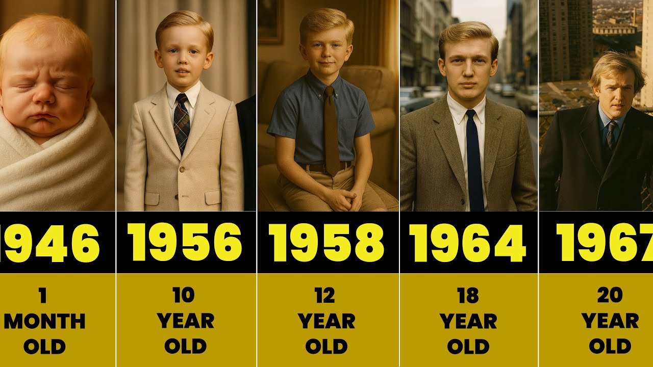 Donald Trump - Transformation From 1 to 79 Years Old (1946 - 2025)