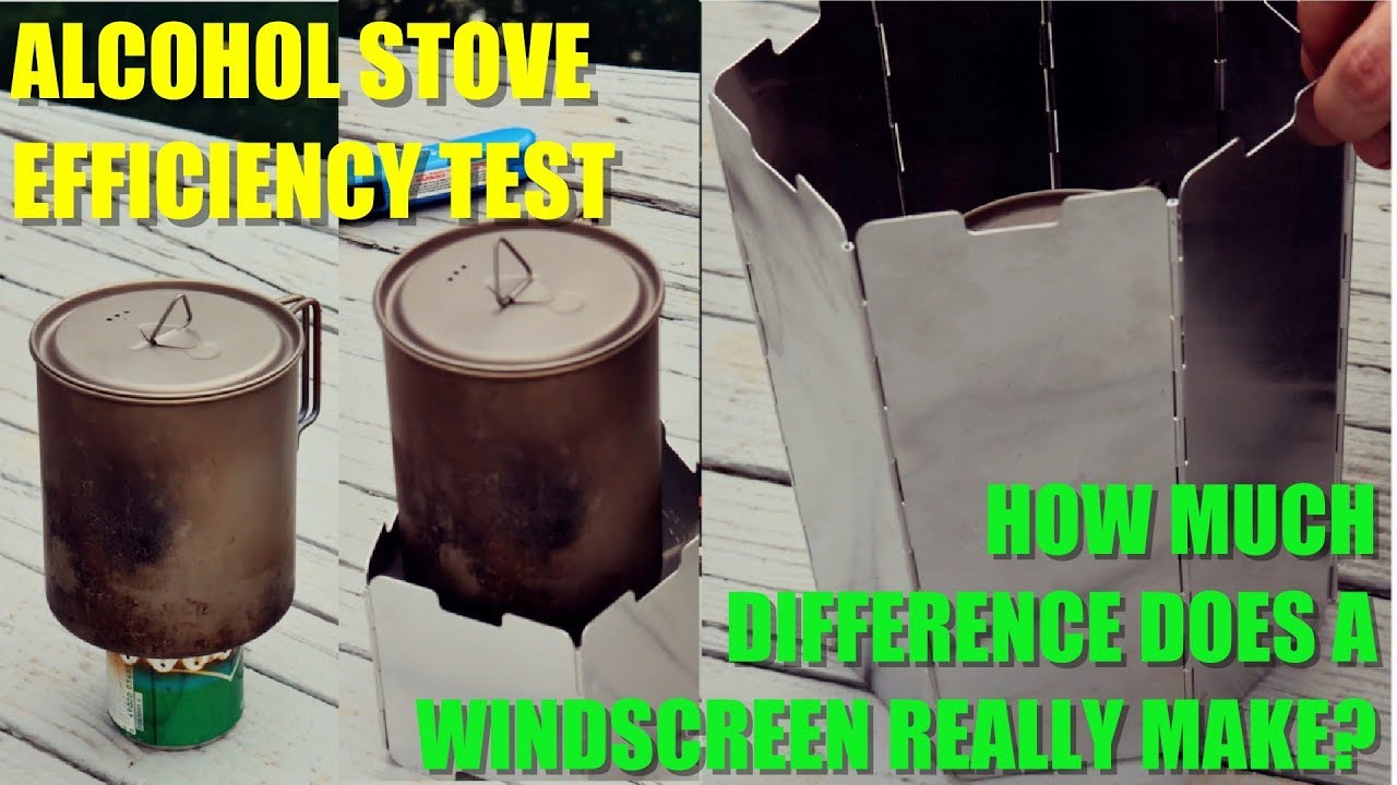 Is a Windscreen ESSENTIAL to Carry with an Alcohol Stove? Let's Put it to the Test!