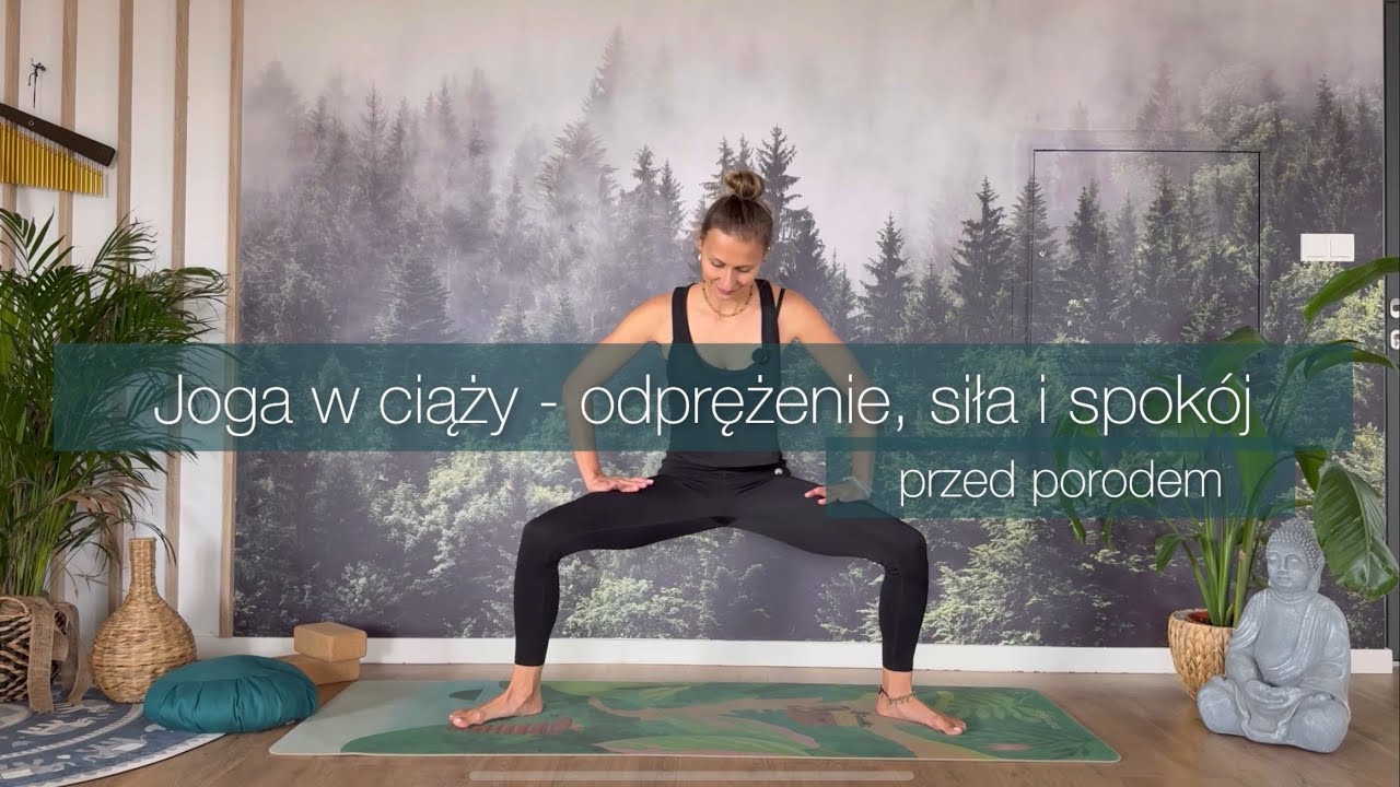 Joga w Ciąży | 45 min | Rozluźnienie, Siła i Afirmacje na Spokojny Poród | II i III trymestr