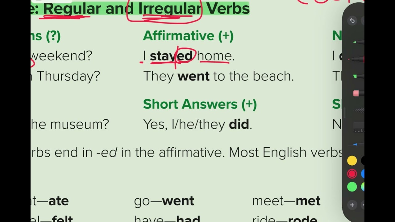 ثاني متوسط Simple Past Tense: be | صفحة 52 ✅