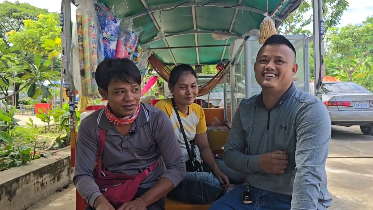 ទោះបី សាម៉ុន ពិការ ក៌ពិតមែន តែខំតស៊ូលក់ដូរដើម្បីប្រពន្ធកូន