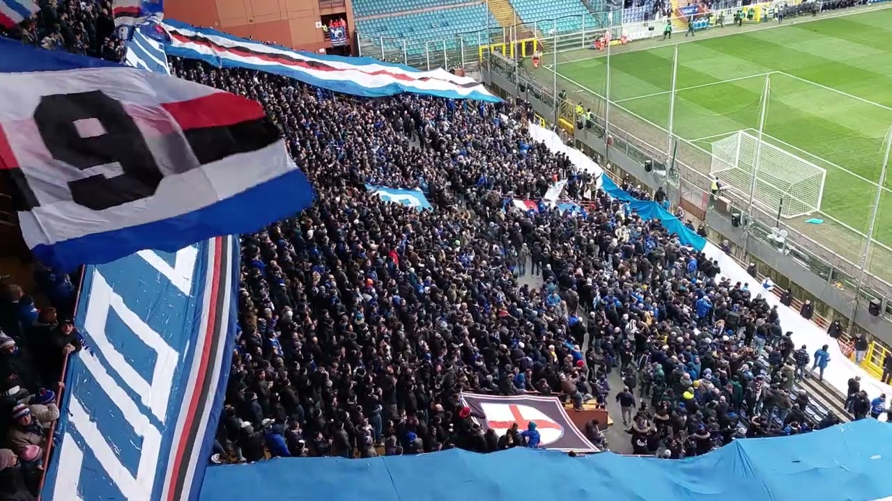 Coreografia per Luca Vialli. Gradinata SUD Sampdoria.