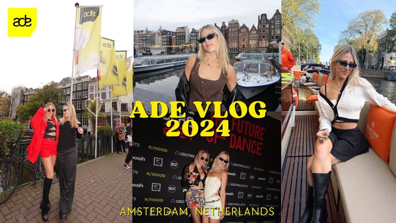 ADE 2024 Vlog 🇳🇱🎧 - week in Amsterdam & exploring Europe