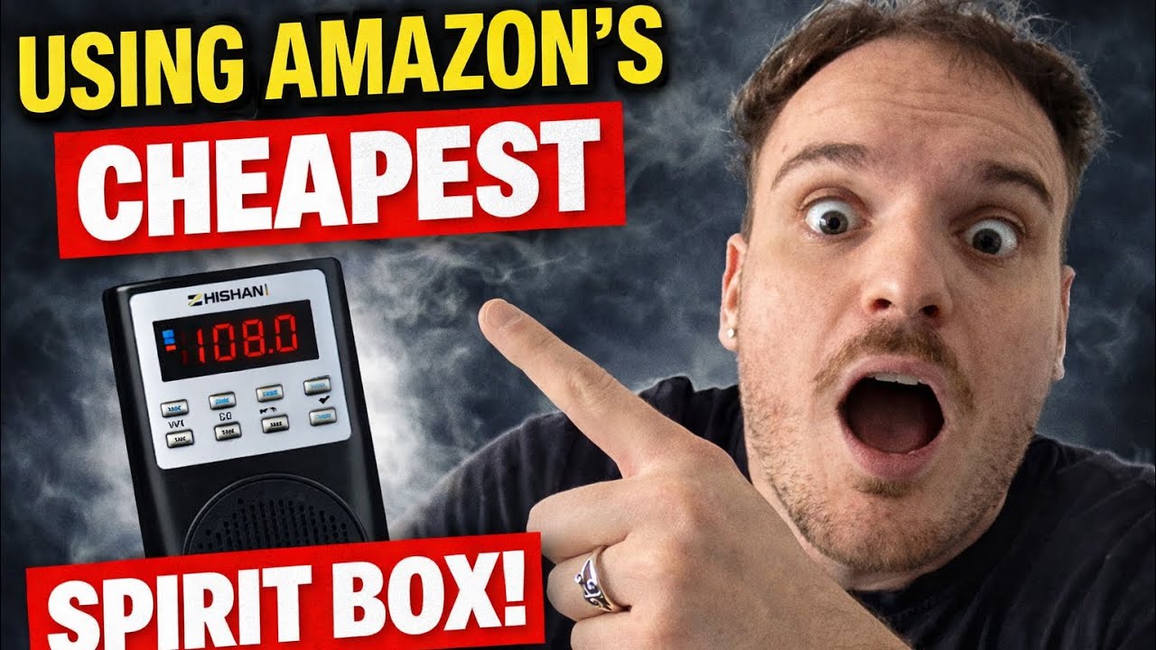 I Tested The Cheapest Spirit Box On Amazon - Budget Ghost Hunting Equipment