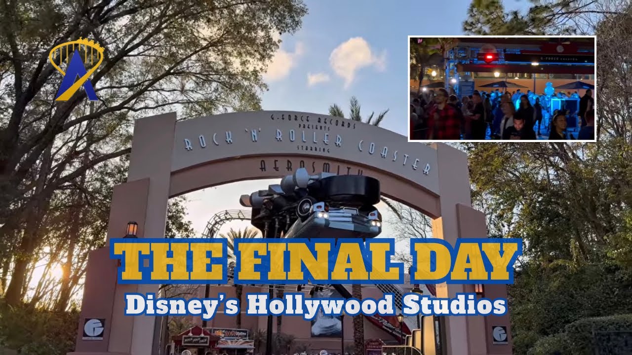 Final Day for Rock 'n' Roller Coaster Starring Aerosmith at Disney's Hollywood Studios