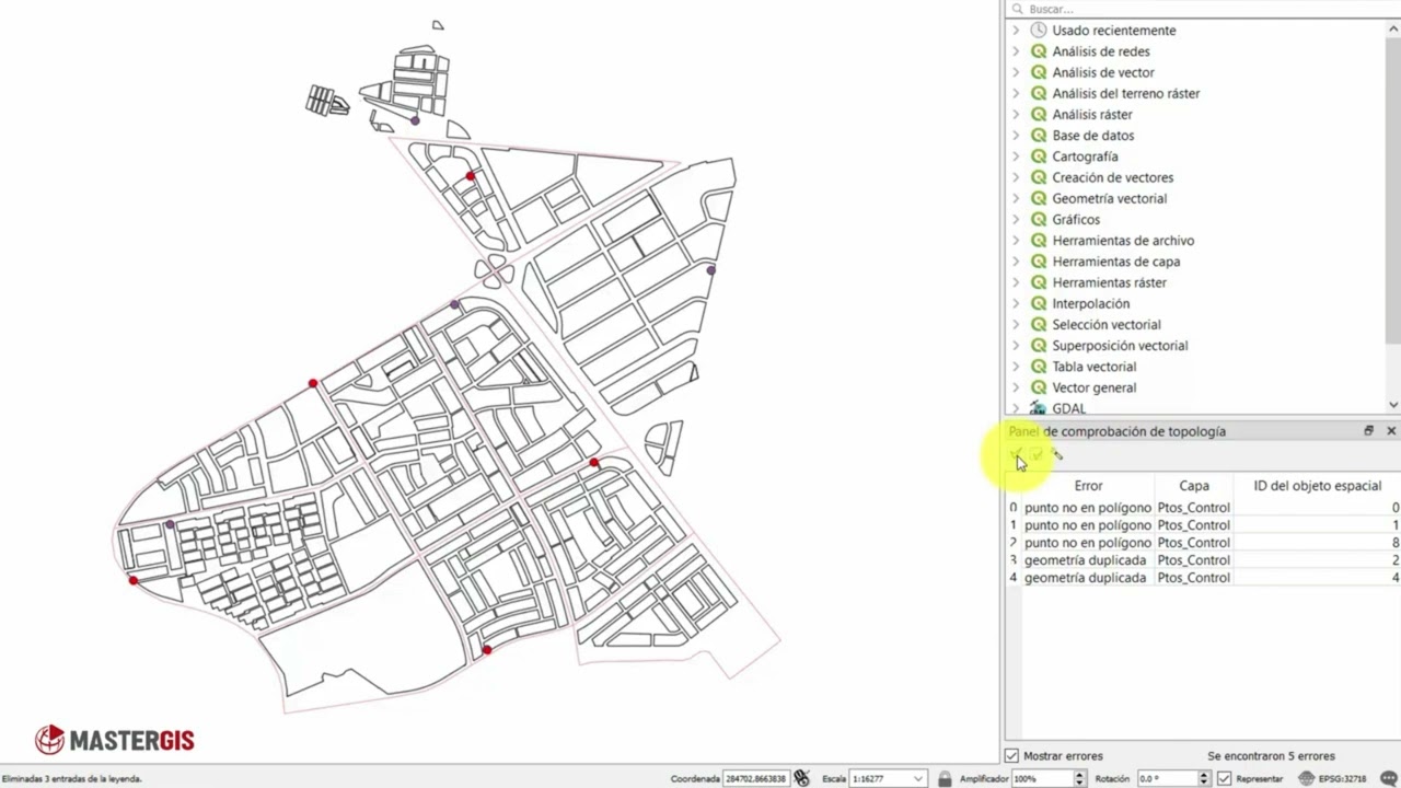 Topologia en QGIS