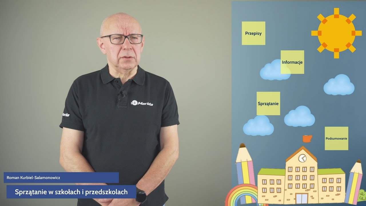 Sprzątanie w szkołach i przedszkolach - bezpieczne i skuteczne metody - Webinar Merida 04-09-2024