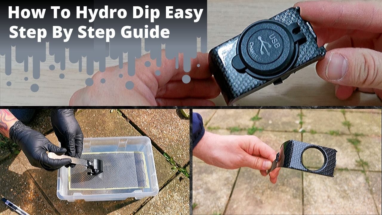 How To Hydro Dip Easy - Step By Step Guide