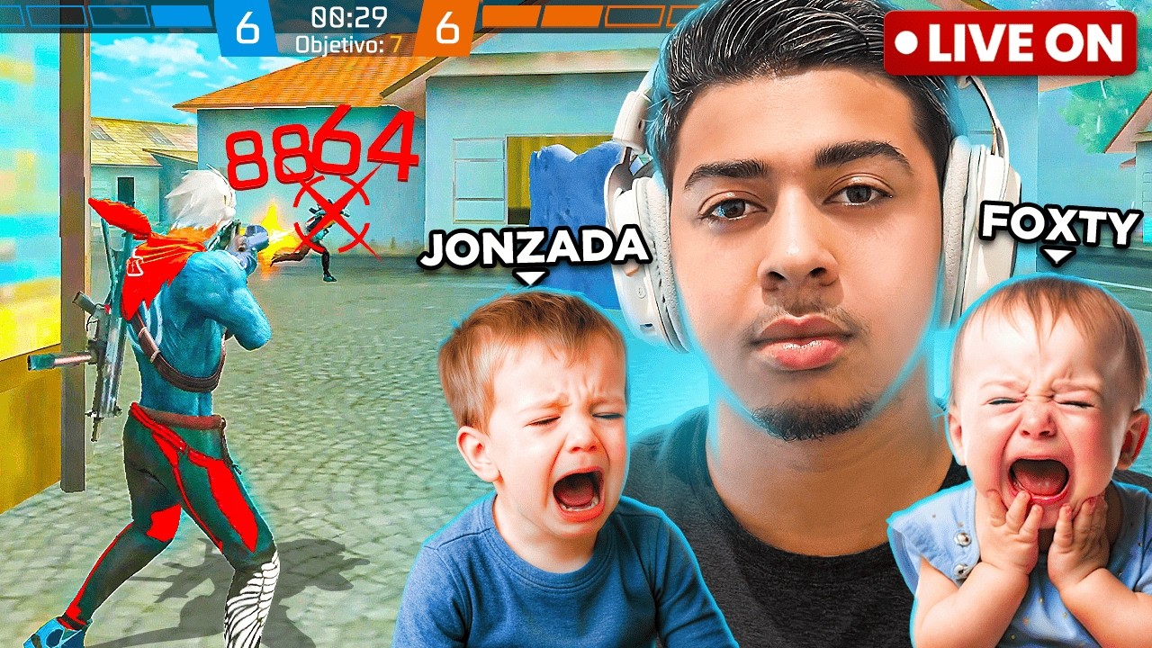 X2 100+ ft. JONZADA 👑 RTX 4060 👑 JOGANDO COM INSCRITOS 👑 RYZEN 7 5700X3D 👑 FREE FIRE AO VIVO 👑