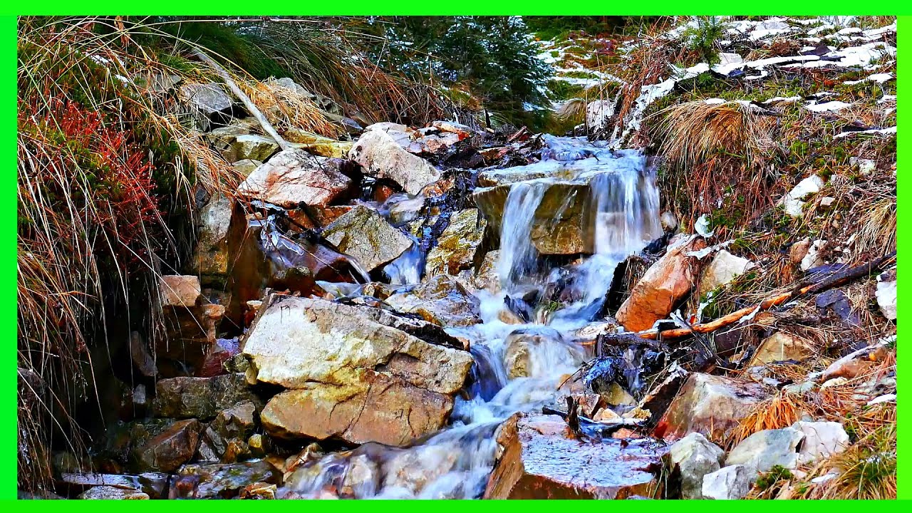 4K CASCADA APA CURGATOARE SUNET DIN NATURA PENTRU SOMN DE RELAXARE NATURE SOUNDS, WATER SOUNDS SLEEP