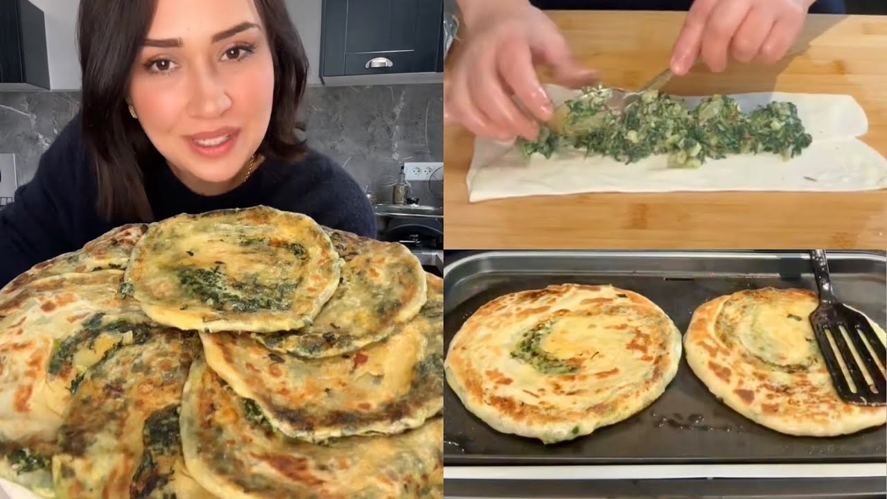 ملاوي معمر بالسبانخ والفروماج والخليع مذاق ولذة المهم يا سلام 🤩