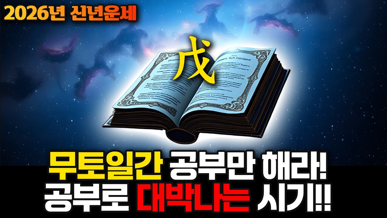 무토일간 2026 병오년 운세 자기계발 나다움 완성! 이면에 소중한것을 잃거나 이별한다.