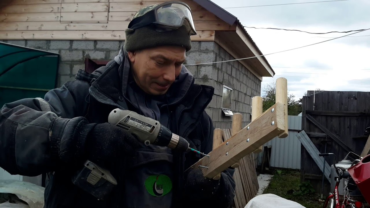 Приспособление для посадки чеснока. 24 сентября 2019.