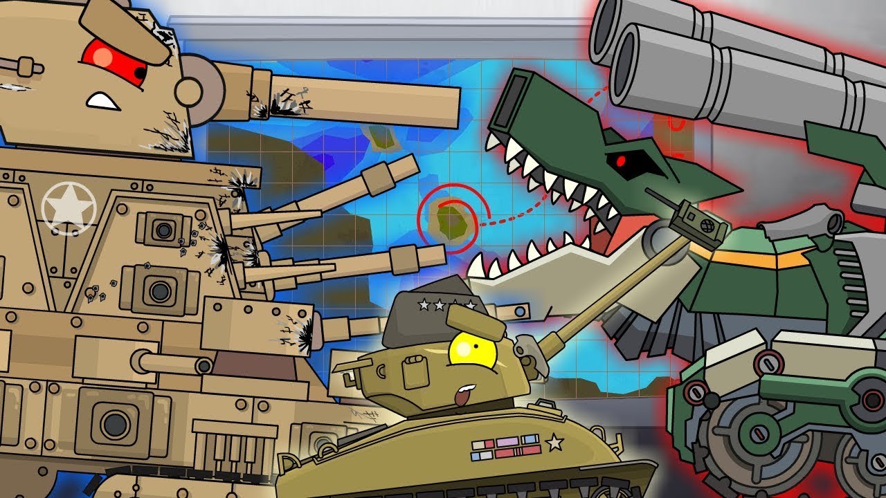 Trampa mortal: Tanquezilla vs KV-44 Patriota – Tanques Animados